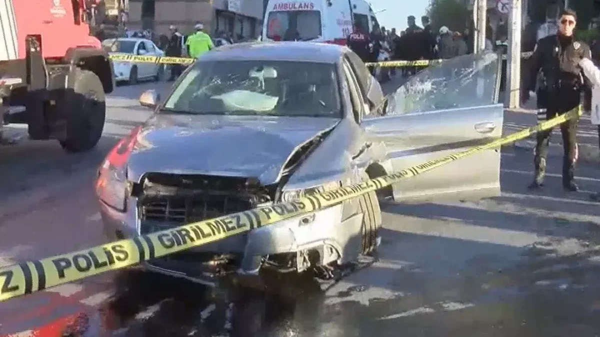 Şişli’de Feci Kaza: Ters Yöne Giren Araç Yayaların Arasına Daldı