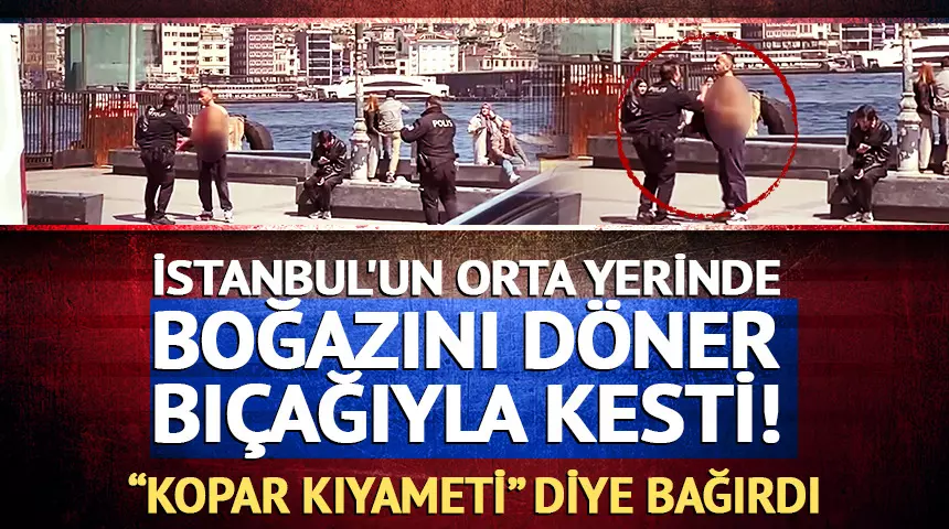 Fatih’te Şok Olay: Döner Bıçağıyla Kendine Zarar Veren Şahıs Hastaneye Kaldırıldı
