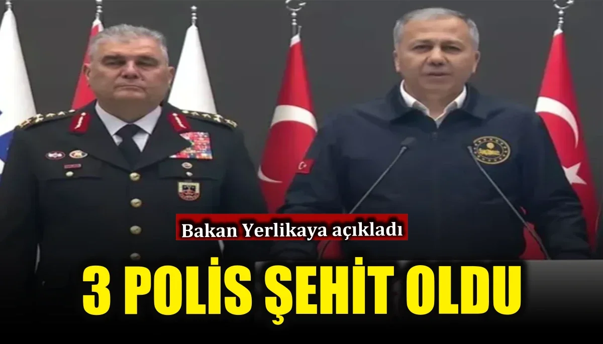 Yalova’da gece yarısı başlayan terör operasyonu çatışmaya dönüştü. İçişleri Bakanı Ali Yerlikaya, 3 polisin şehit olduğunu, 8 polis ve 1 bekçinin yaralandığını açıkladı