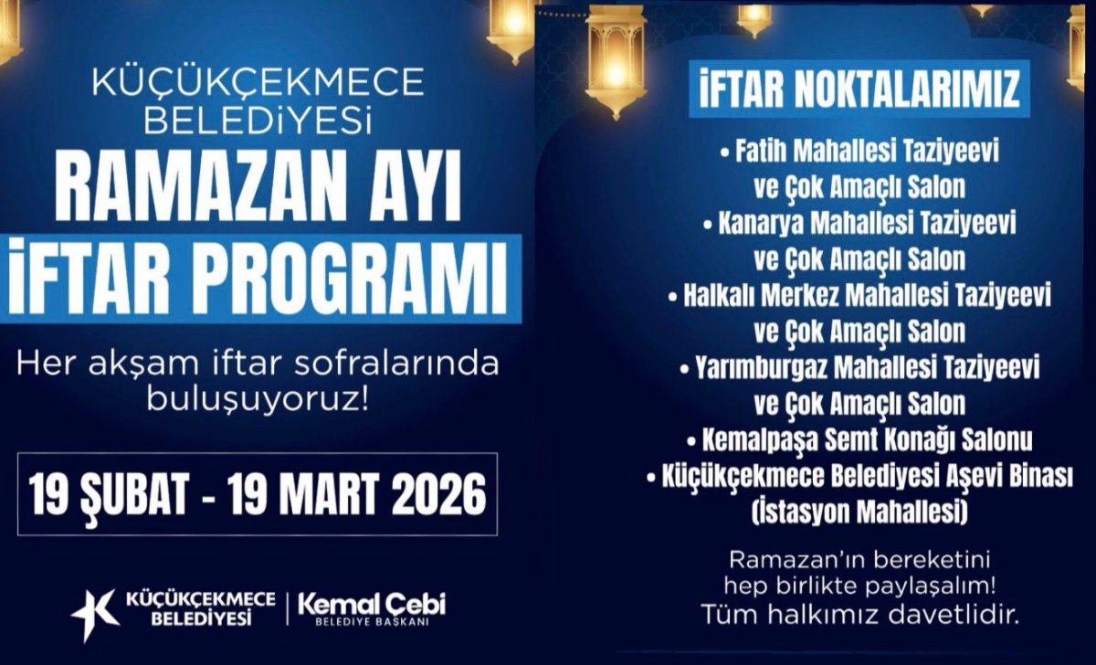 Başkan Kemal Çebi’den iftar daveti