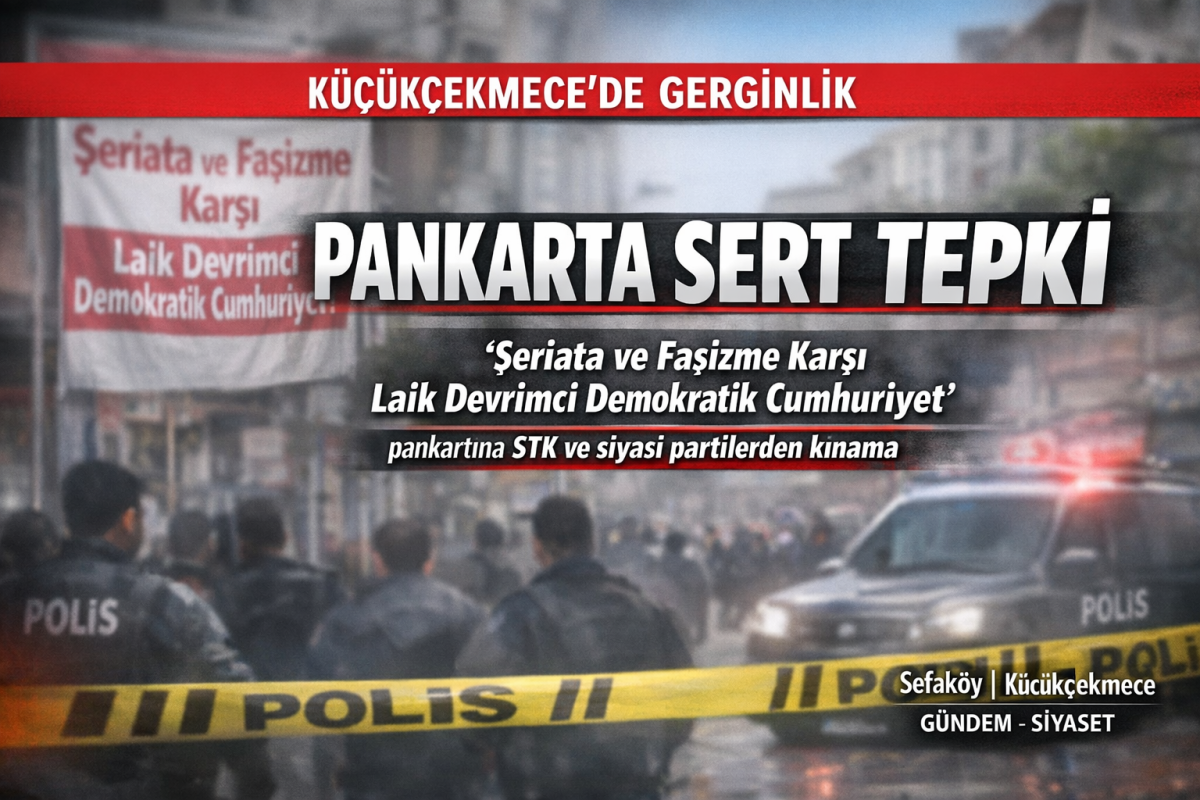 BBP’li Cem Özel’den Sol Parti’nin Pankartına Sert Tepki: “Bu Açık Bir Provokasyondur”
