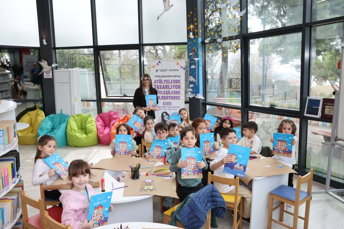 Kütüphane Haftası Küçükçekmece’de Atölye ve Söyleşilerle Kutlandı